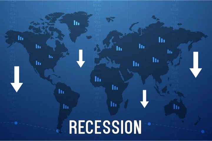 World Recession Vector Design