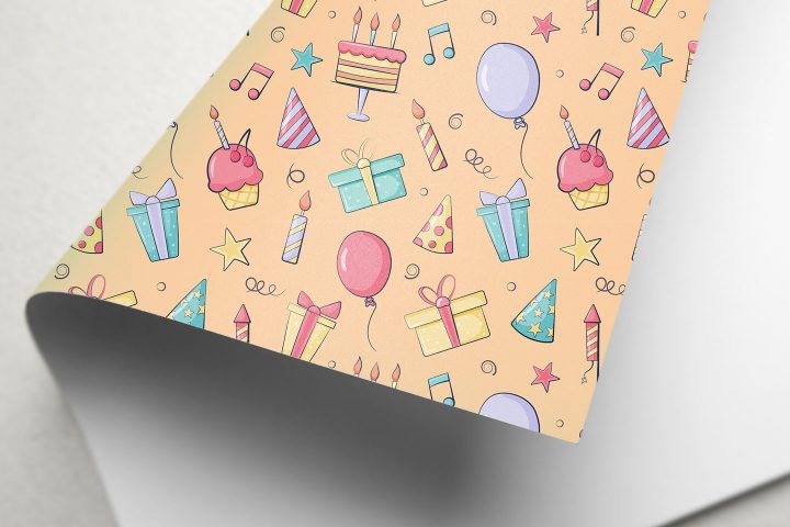 Birthday Vector Seamless Pattern