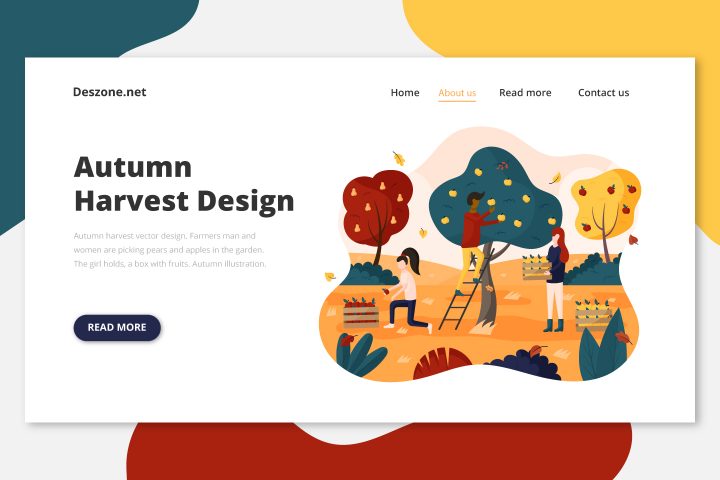 Autumn Harvest Vector Design