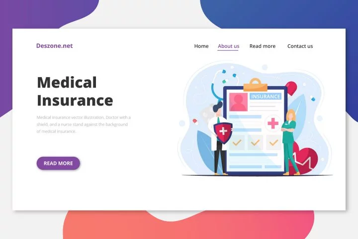 Medical Insurance Free Vector Illustration
