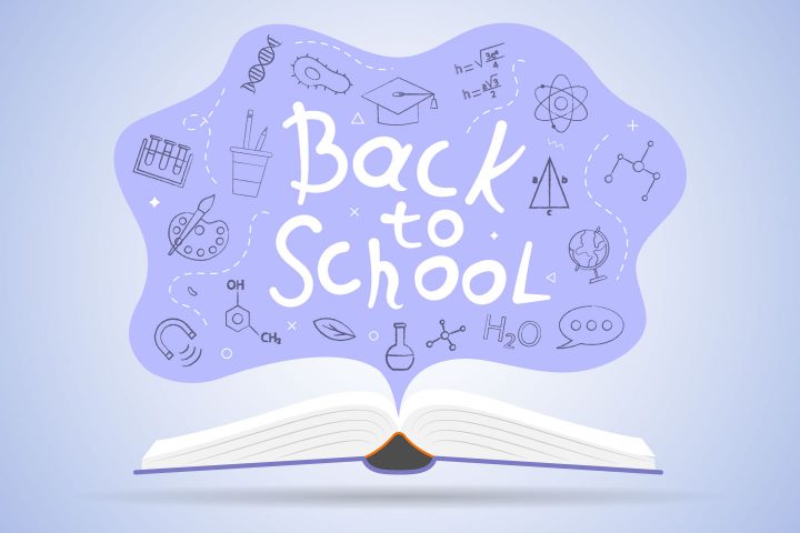 Back to School Free Vector Design Illustration