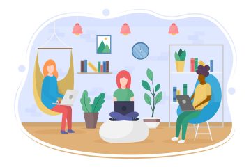 Coworking Vector Design Concept