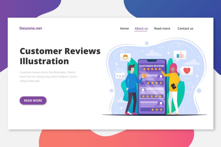 Customer Reviews Vector Free Illustration