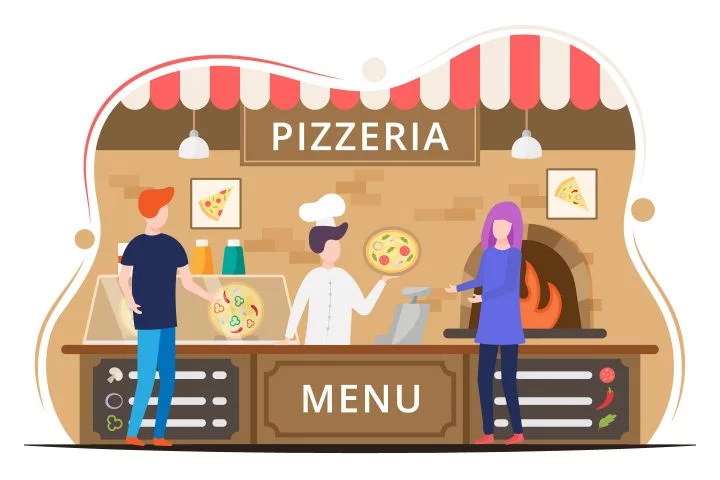 Pizzeria Vector Design Free Illustration