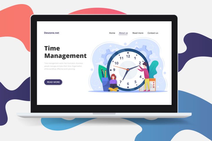 Free Vector Flat Illustration Time Management