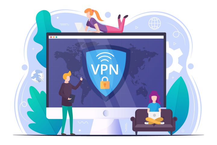 VPN Vector Free Illustration