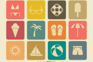 Vintage Summer Icons
