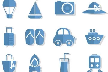 Holiday Travel Icons
