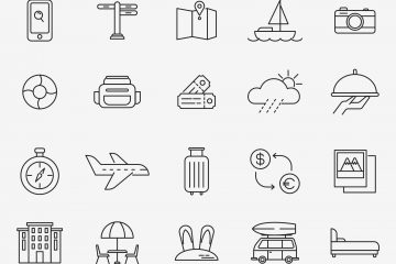Travel Minimal Icons