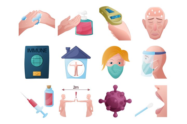 COVID-19 Free Vector Illustrations