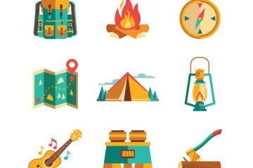 Summer Camp Icons