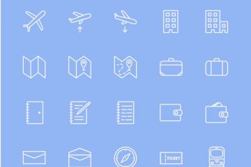 40 Travel Icons