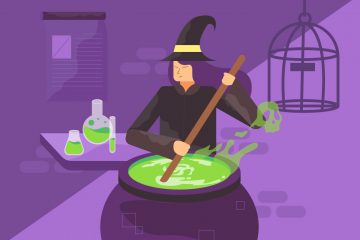 Witch Making Potion
