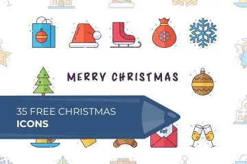 35+ Free Christmas Icon Sets