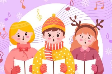 People Singing Christmas Carol