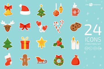24 Christmas Icons