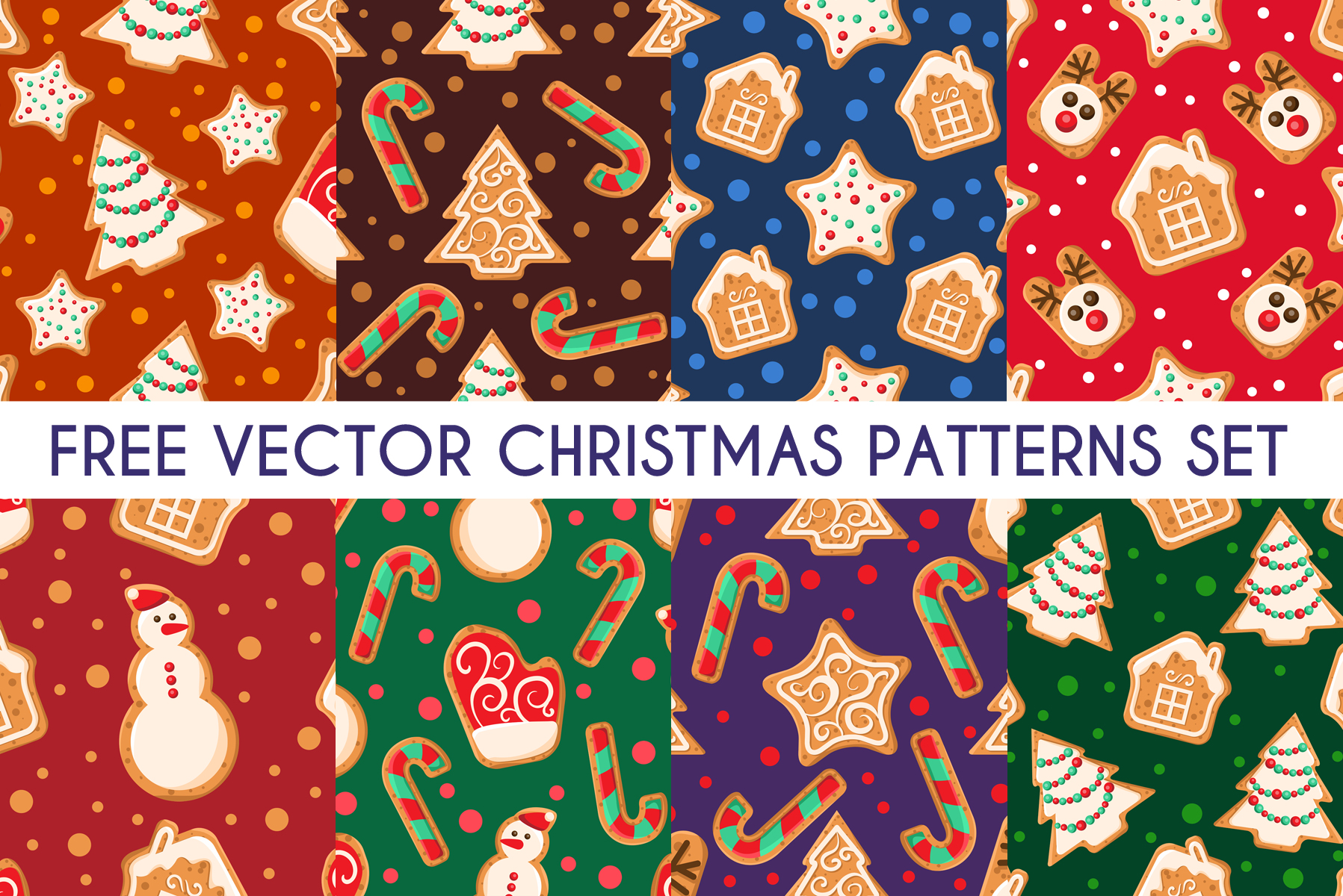 45 Free Christmas Patterns - GraphicSurf.com