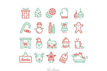 Christmas Line Icons