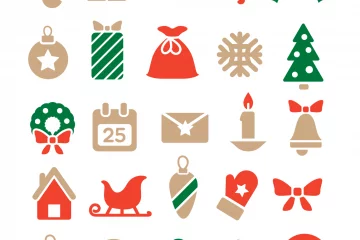25 Christmas Icons