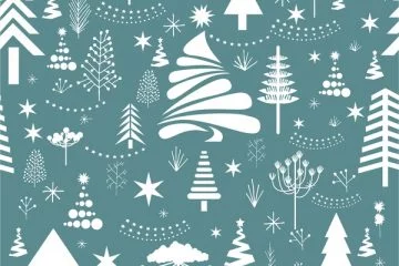 vintage christmas pattern background