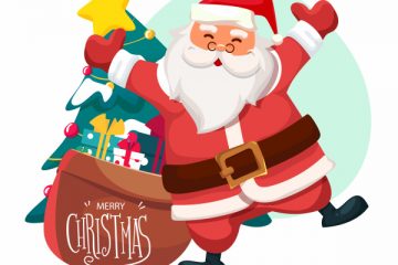 Santa Claus with Gifts