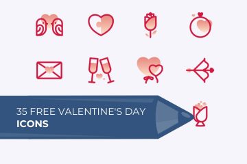 35 Free Valentine’s Day Icons