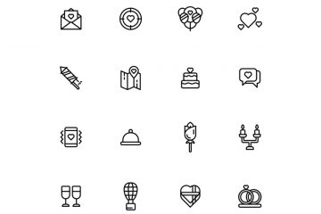 Love and Wedding Icons