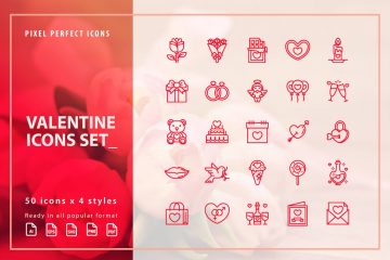 50 Valentine Icons